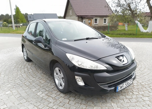 Peugeot 308 cena 9900 przebieg: 262000, rok produkcji 2007 z Lubin małe 46